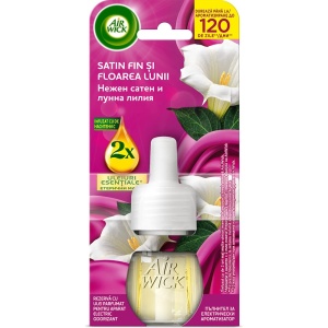 Curatenie, air wick | Rezervă odorizant electric de camera satin fin si floarea lunii, air wick 19 ml | 1001cosmetice.ro
