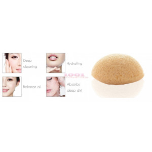 Rial makeup accessories konjac facial sponge cu infuzie de lamaie si vitamina e burete exfoliant pentru fata thumb 2 - 1001cosmetice.ro