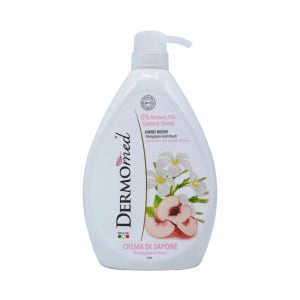 Sapun lichid cremos cu Flori de frangipan si Piersica Dermomed, 1000 ml