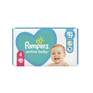 Scutece pentru copii active baby pampers nr. 4, pachet 49 bucati thumb 1 - 1001cosmetice.ro