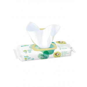 [Servetele umede pentru copii, pampers pure cocos, pachet cu capac, 42 bucati - 1001cosmetice.ro] [1]