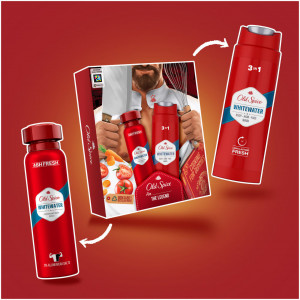 Set cadou for the legend pentru barbati, gel de dus 3 in 1 whitewater, 250 ml + deodorant spray whitewater, 150 ml, old spice thumb 2 - 1001cosmetice.ro