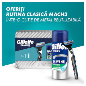 Set cadou mach 3: aparat de ras + gel de ras cu efect calmant, 75 ml + cutie reutilizabila, gillette thumb 8 - 1001cosmetice.ro