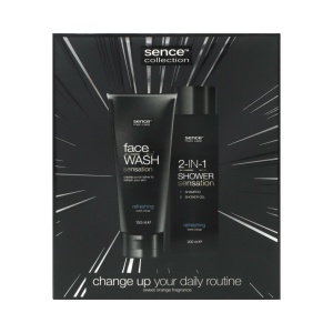 Set Change Up your daily routine, Gel pentru fata 150 ml + Sampon 200 ml, Sence