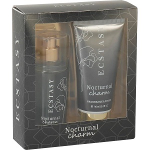 Set spray + lotiune de corp Nocturnal charm, Ecstasy, 180 ml