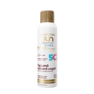 Ingrijire copii | Spuma cu protectie solara pentru copii spf 50+, gerovital sun, 150 ml | 1001cosmetice.ro