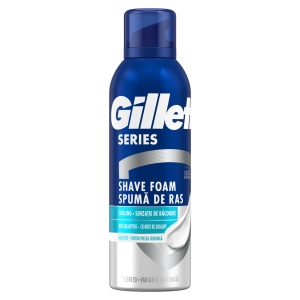 Spuma de ras cu eucalipt pentru ten sensibil, Gillette Series Cooling, 200 ml