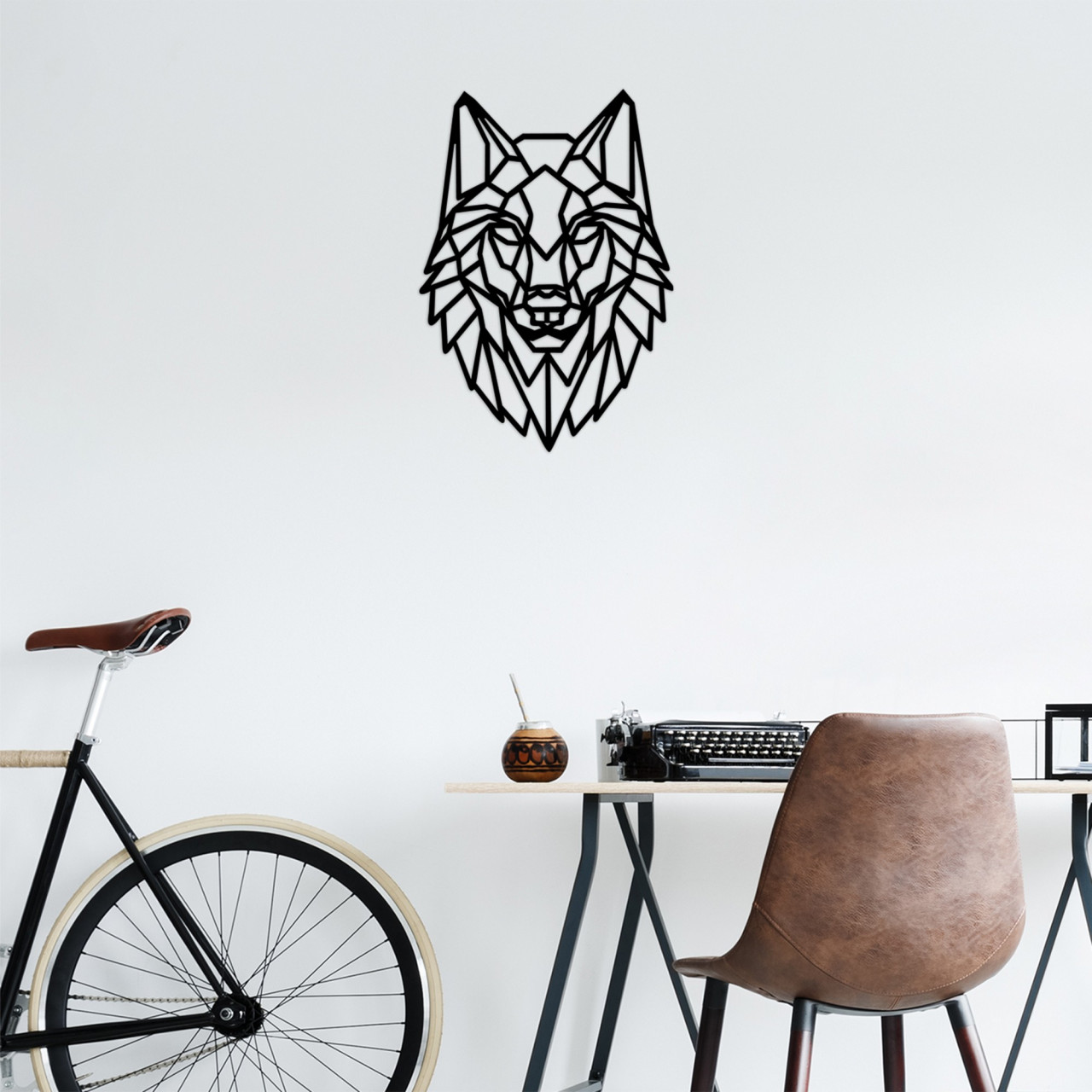 Accesoriu decorativ de perete din lemn Kurt 2