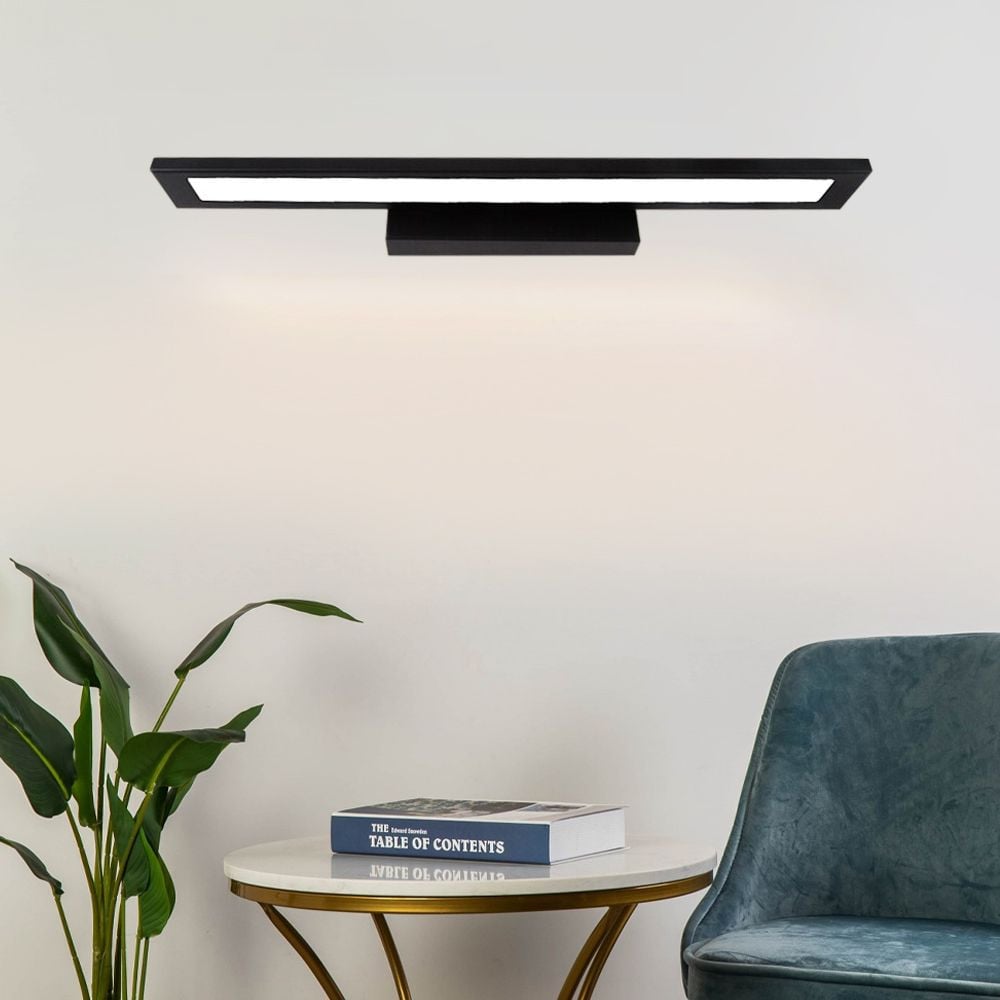 Aplica neagra LED pentru oglinda 60CM APP840-1W - 2 | YEO