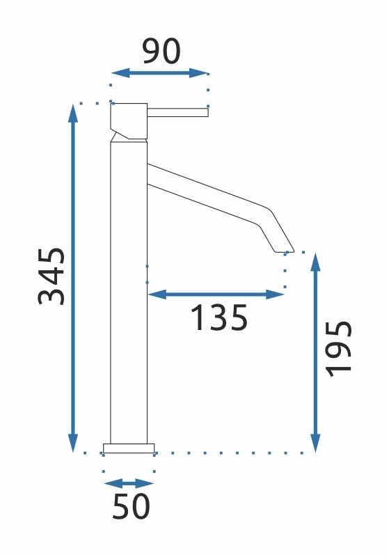 Baterie Level inalta aurie H34,5 cm - 4 | YEO