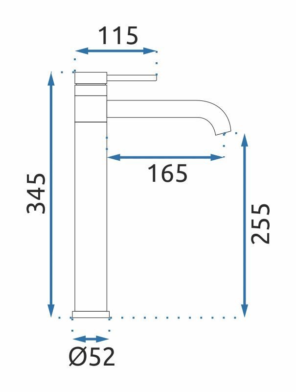 Baterie Lungis inalta auriu periat H34,5 cm - 3 | YEO