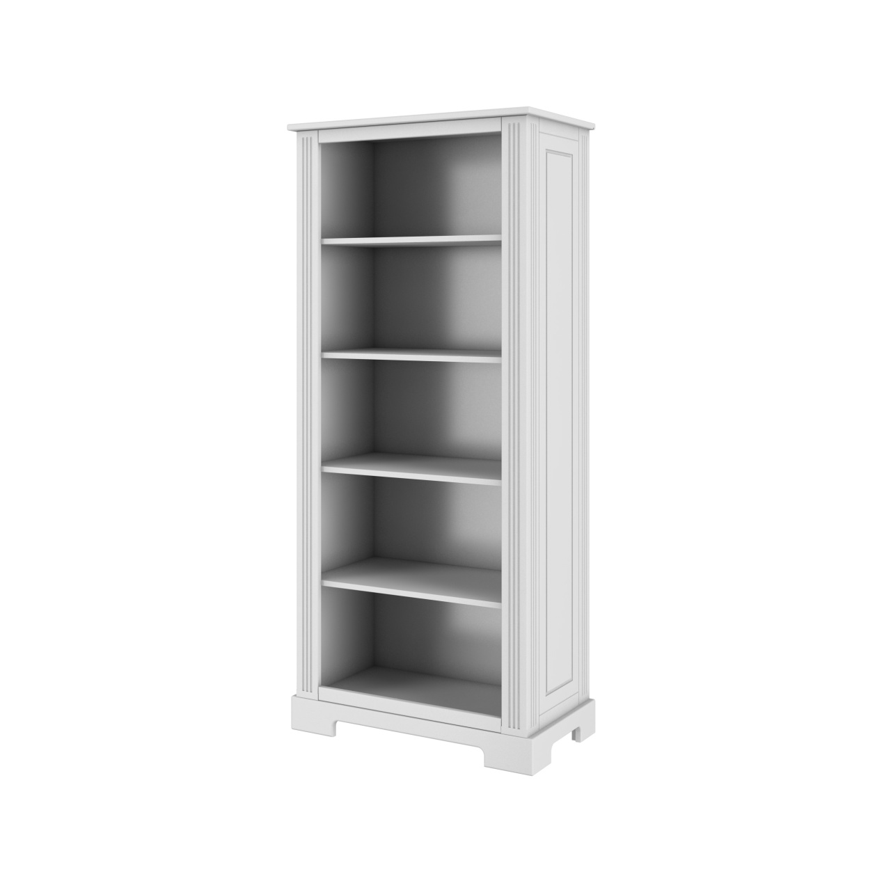 Biblioteca eleganta Ines alb H180 cm