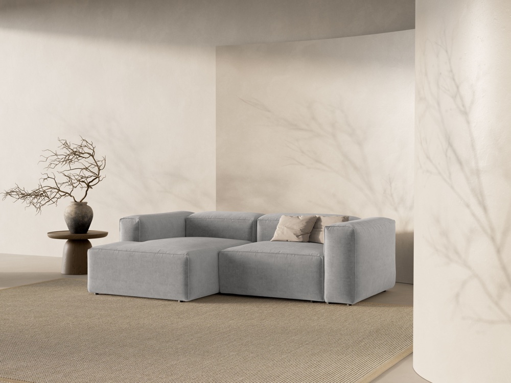 Coltar 2 locuri Bergamo stofa L244 cm