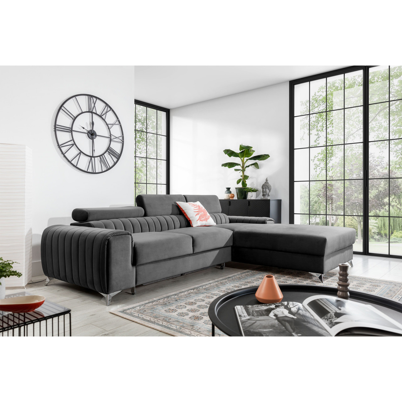 Coltar extensibil Grayson pe dreapta Velvetmat 4 - 2 | YEO