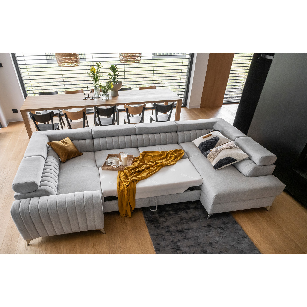 Coltar extensibil Louis pe dreapta Softis 17 - 2 | YEO
