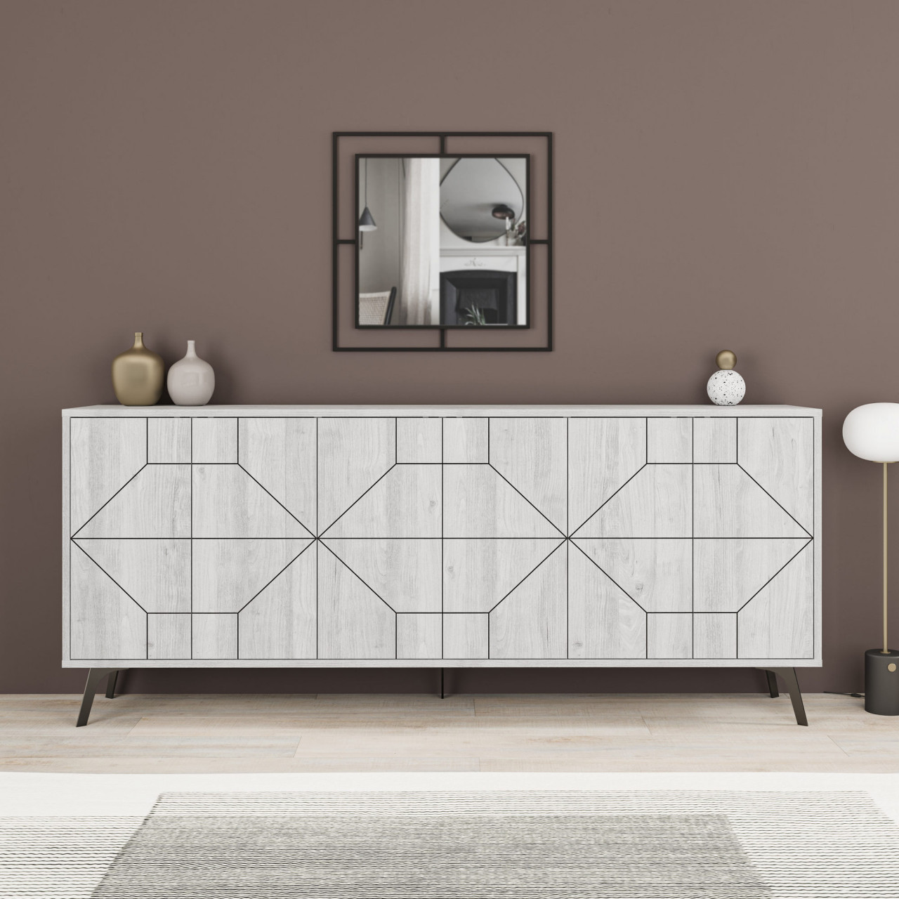 Consola Dune MDF L184 cm - H77,4 cm