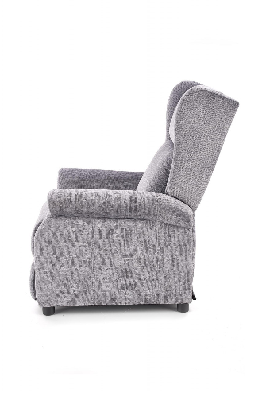 Poze Fotoliu recliner cu functie de masaj Agustin M stofa gri homewish.ro