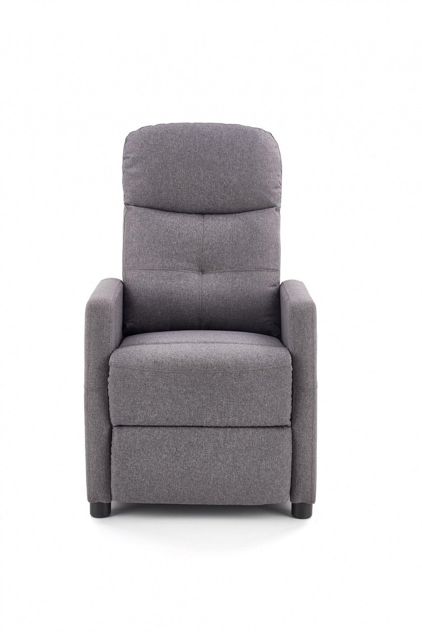 Fotoliu recliner Felipe stofa gri H103 cm - 1 | YEO