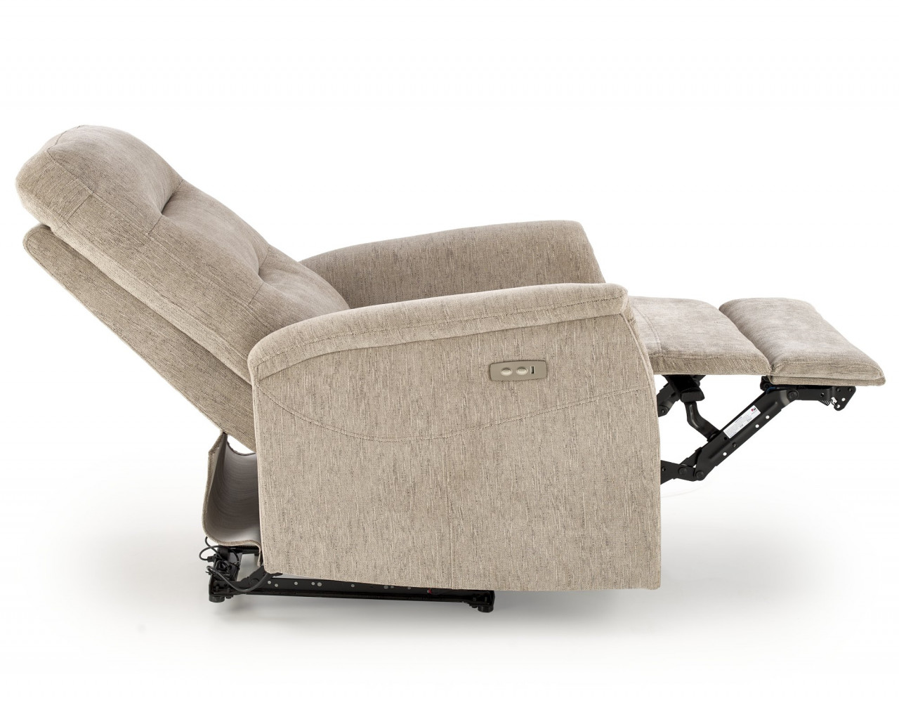 Fotoliu recliner Jamal stofa bej H105 cm - 1 | YEO