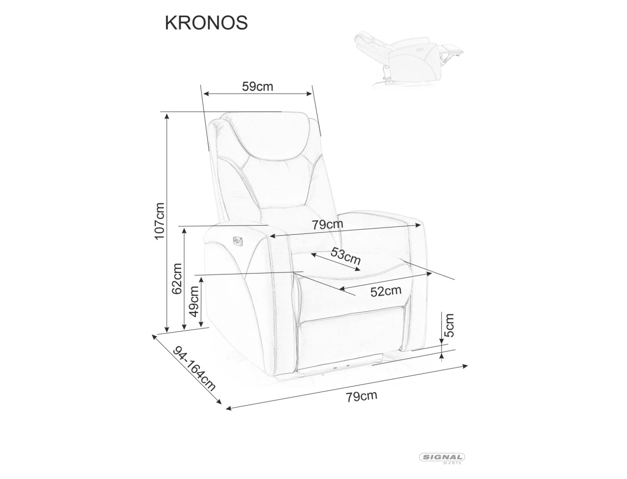 Fotoliu recliner Kronos velvet bej inchis Blu40 - 2 | YEO