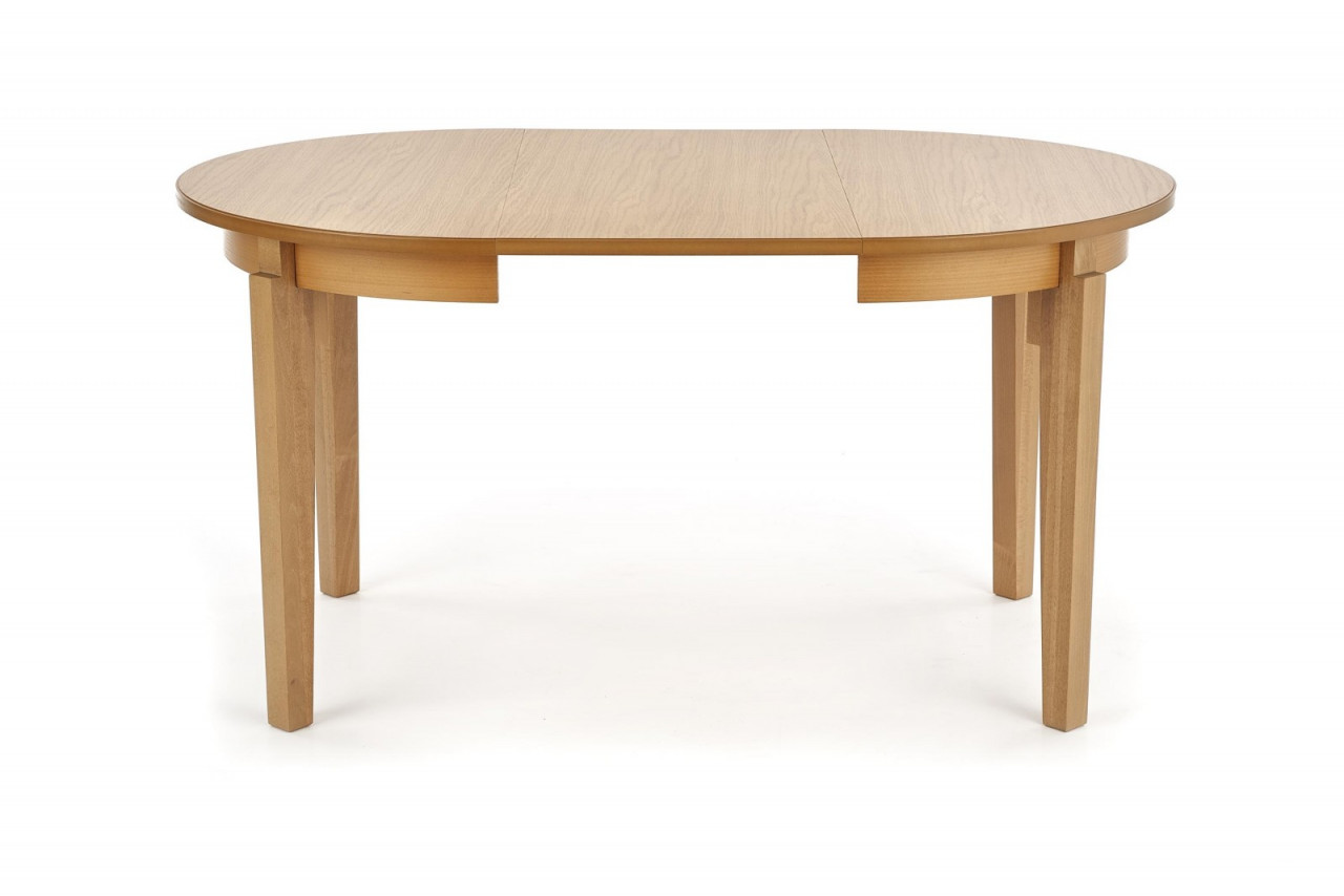 Masa rotunda extensibila Sorbus stejar/stejar - L100-200xl100xh77 cm - 1 | YEO