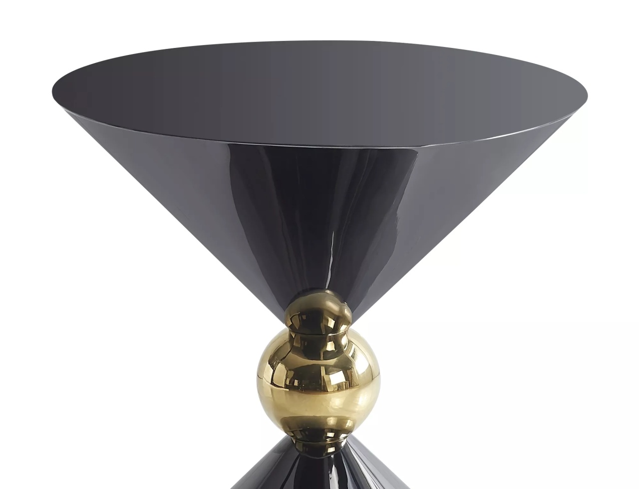 Masuta de cafea Mira neagra ø50/h56 cm - 2 | YEO
