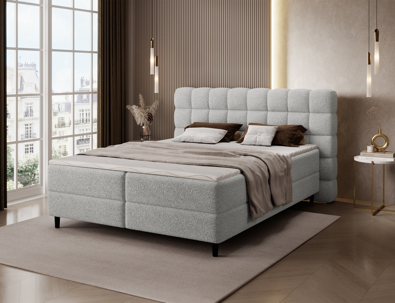 Pat boxspring Camma 140x200 cm Calmora 18