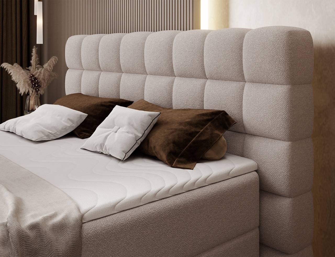 Pat boxspring Camma 140x200 cm Royal 20