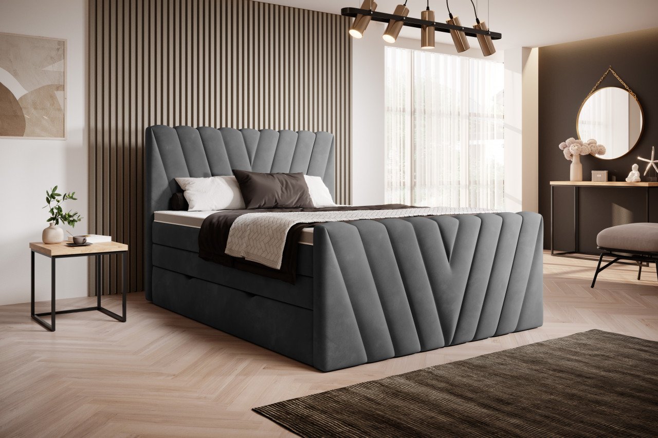 Pat boxspring Candice 140x200 cm Loco 06