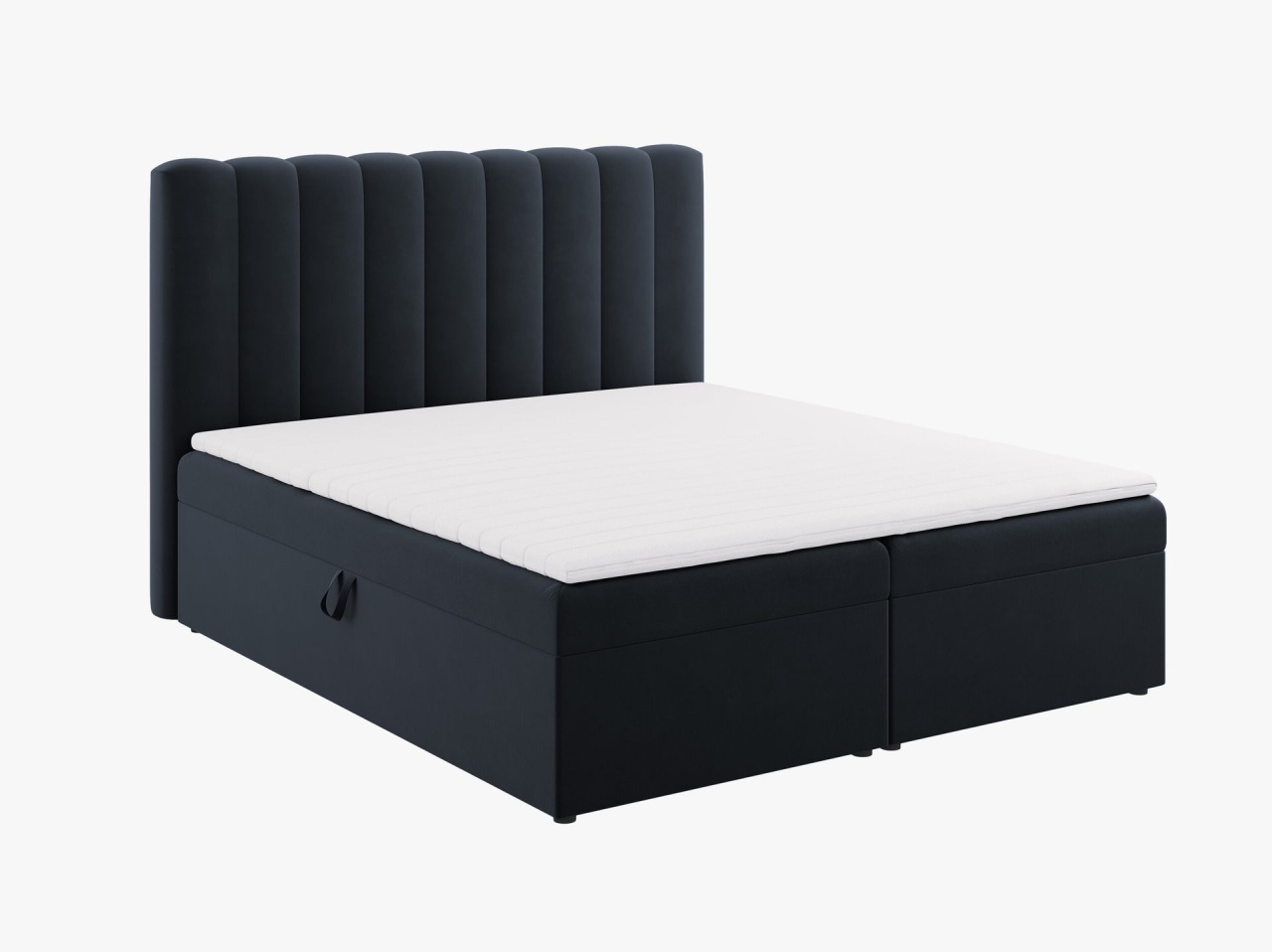 Pat boxspring Kelp 160x200 cm catifea