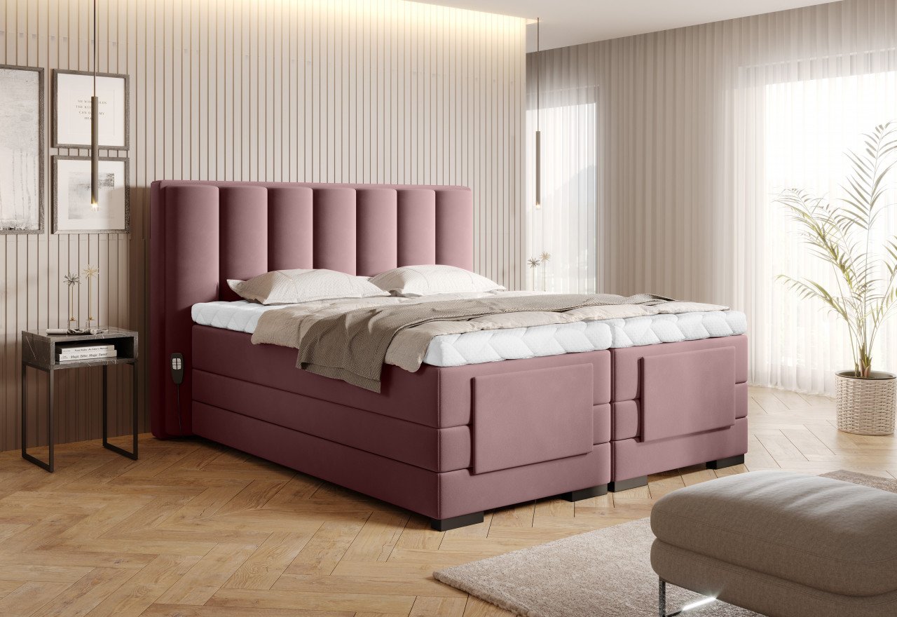 Pat boxspring Veros 140x200 cm Velvetmat 24