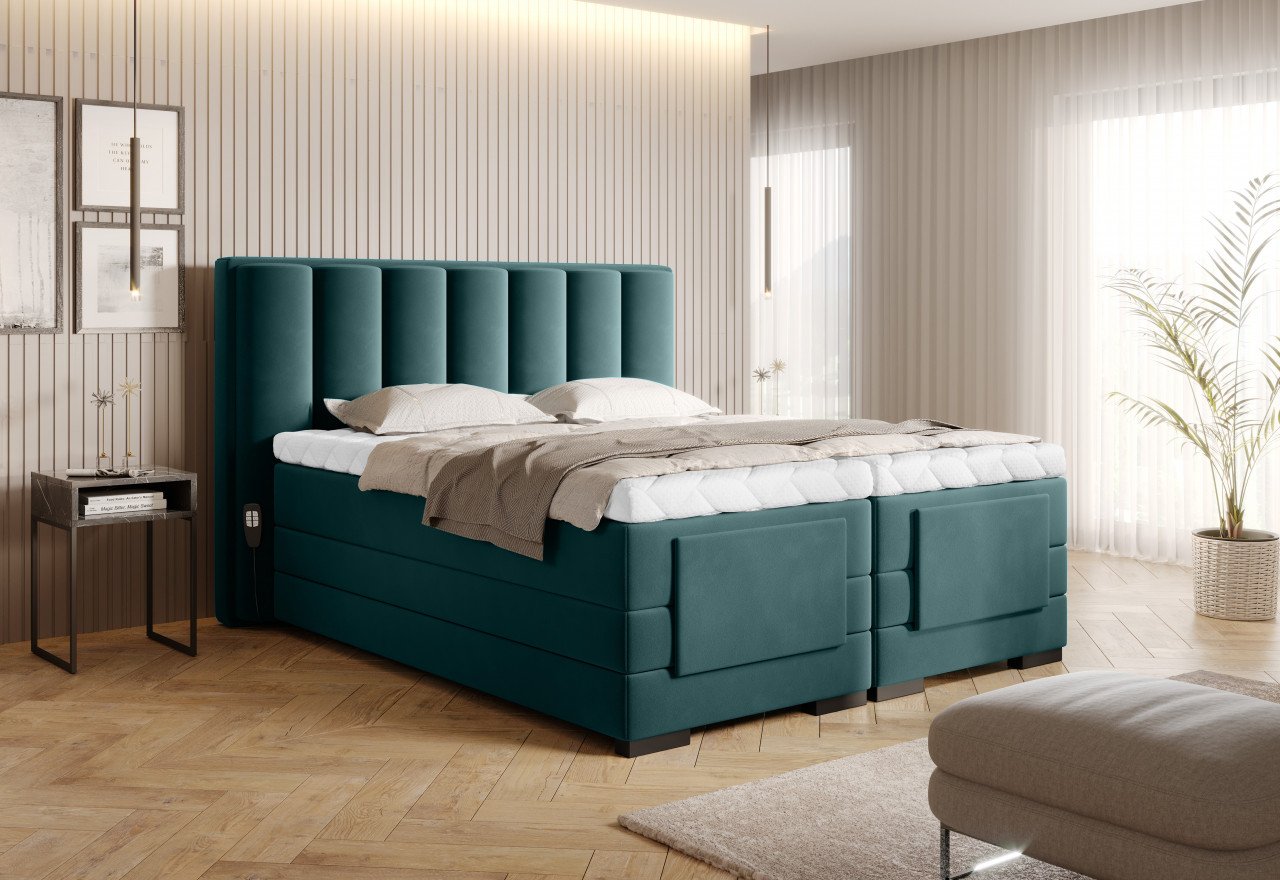 Pat boxspring Veros 140x200 cm Velvetmat 38