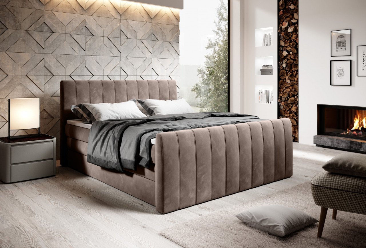 Pat tapitat boxspring Carina 180x200 cm