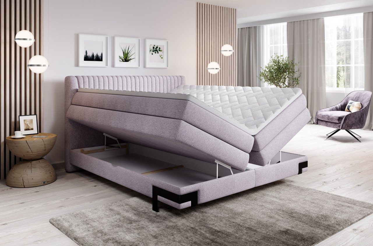 Pat tapitat boxspring Palio 180x200 cm - 3 | YEO