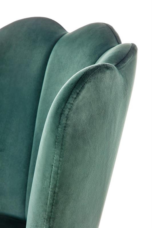 Scaun de bar H-106 velvet verde - 3 | YEO