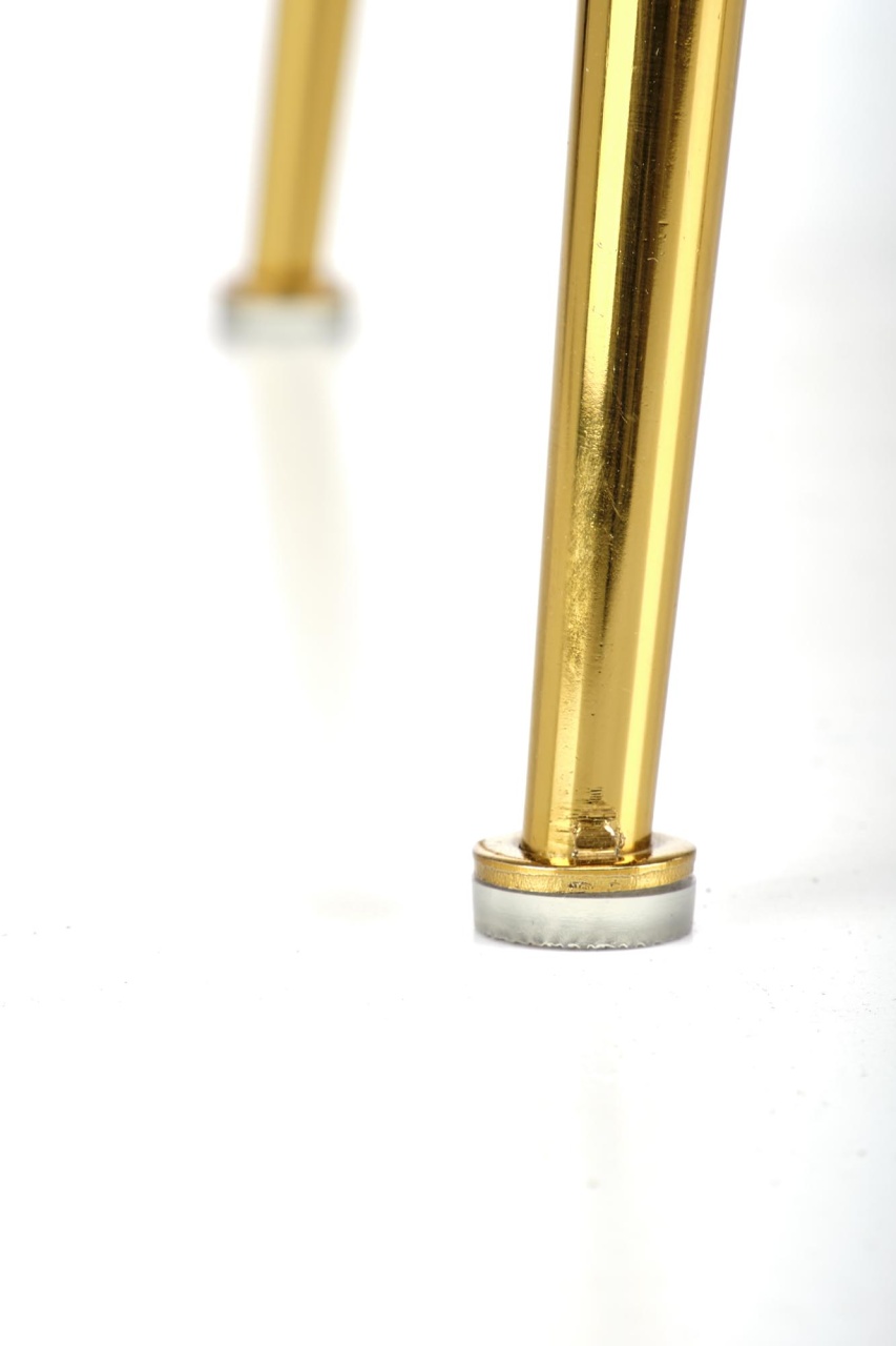 Scaun de bar tapitat H116 crem - 3 | YEO