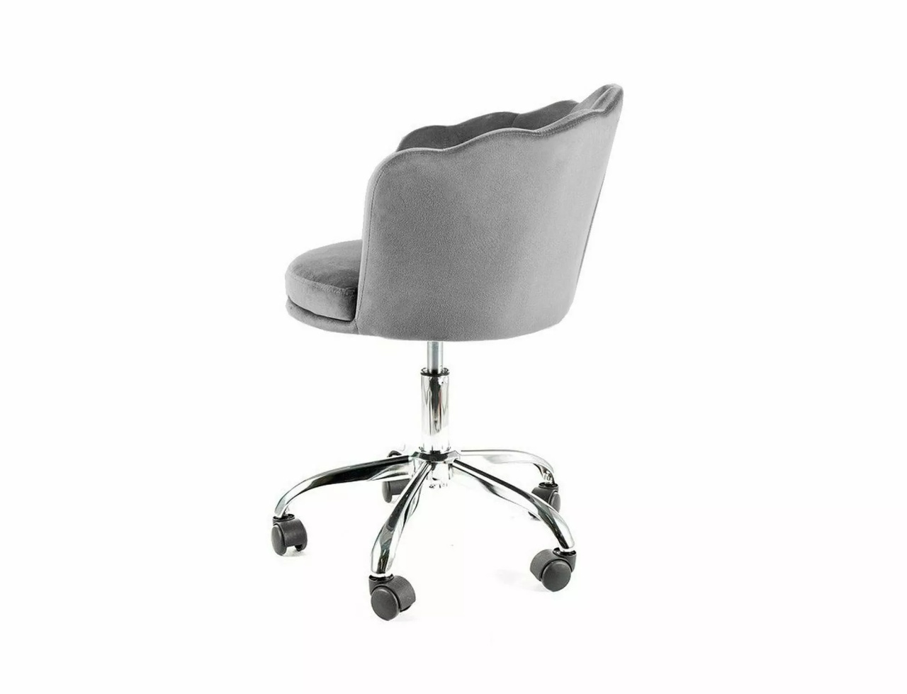 Scaun de birou Rose velvet gri Blu14 - 2 | YEO