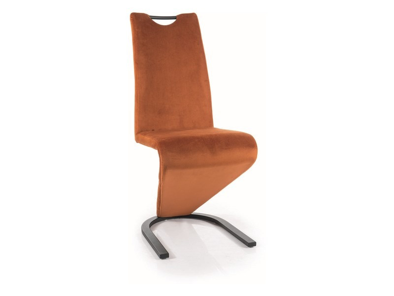 Scaun H-090 velvet cinnamon - H102 cm