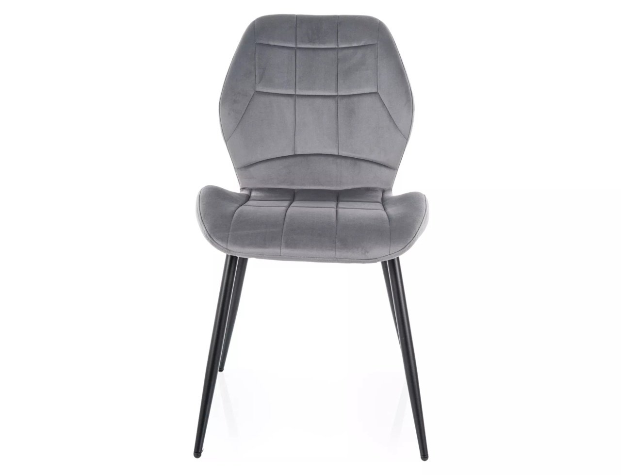 Scaun Jake velvet gri/negru Blu14 - 2 | YEO