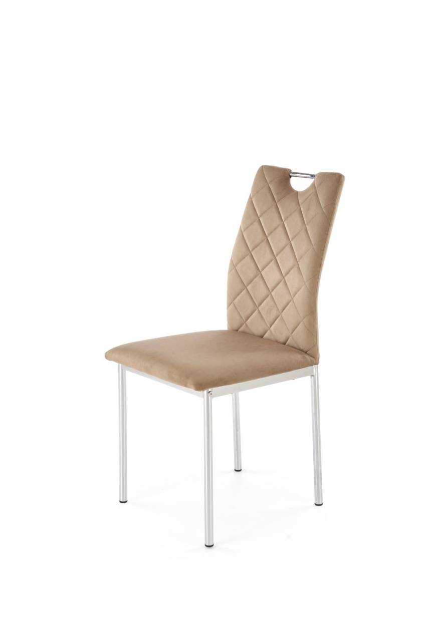 Scaun K578 velvet bej H93 cm