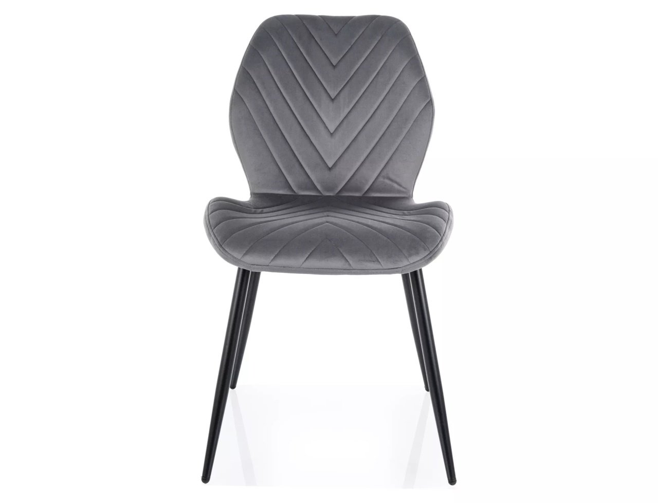 Scaun Mike velvet gri/negru Blu14 - 2 | YEO