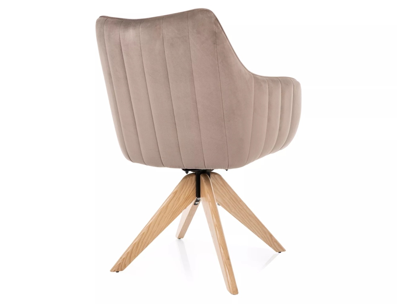 Scaun rotativ Azalia D velvet bej inchis Blu40 - 1 | YEO