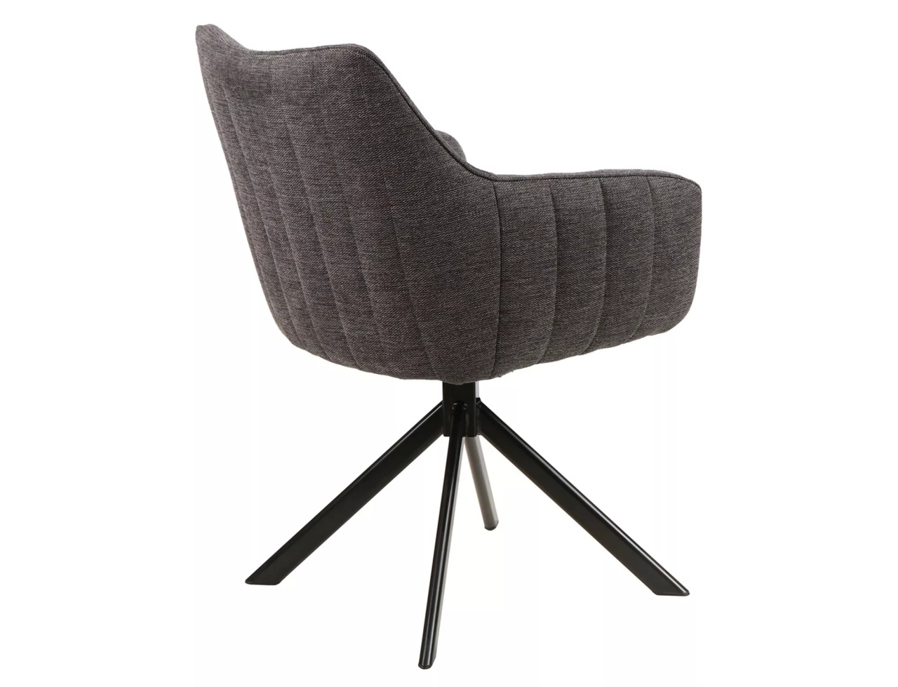 Scaun rotativ Azalia gri inchis/negru Brego18 - 3 | YEO