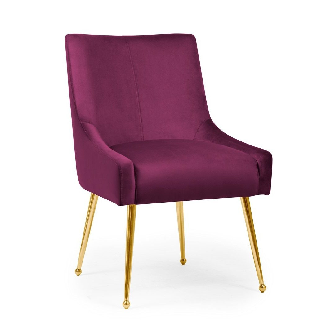 Scaun Sizar burgundy/gold – H86 cm