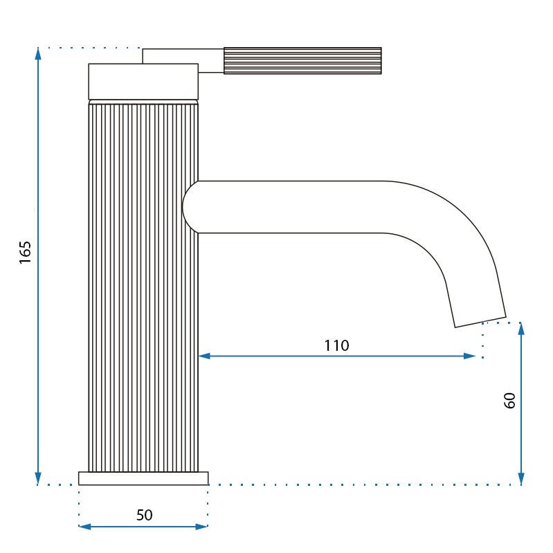 Baterie Argon auriu L16,5 cm - 2 | YEO