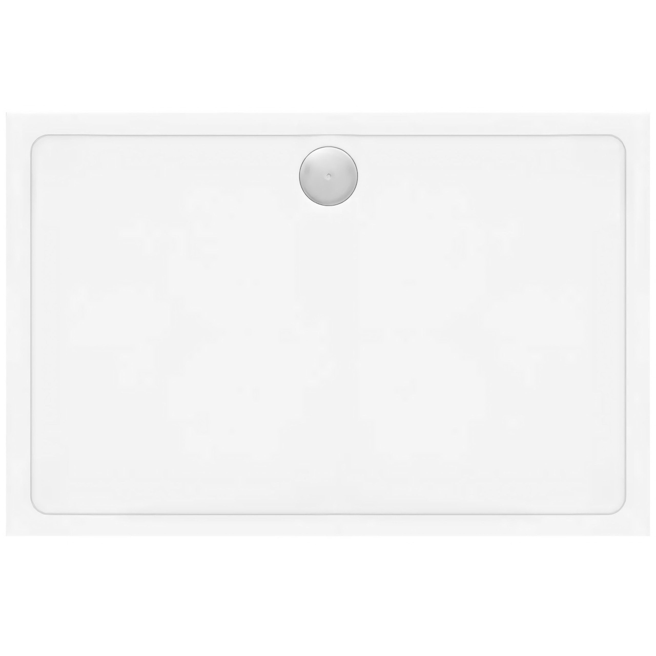 Cada pentru dus din acril Rea Savoy negru 80x100