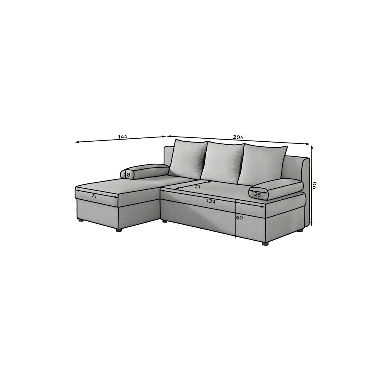 Coltar extensibil Gino Sawana 21 - 5 | YEO