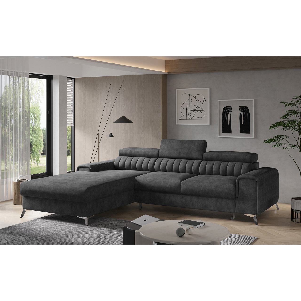 Coltar extensibil Grayson pe stanga Leve 6