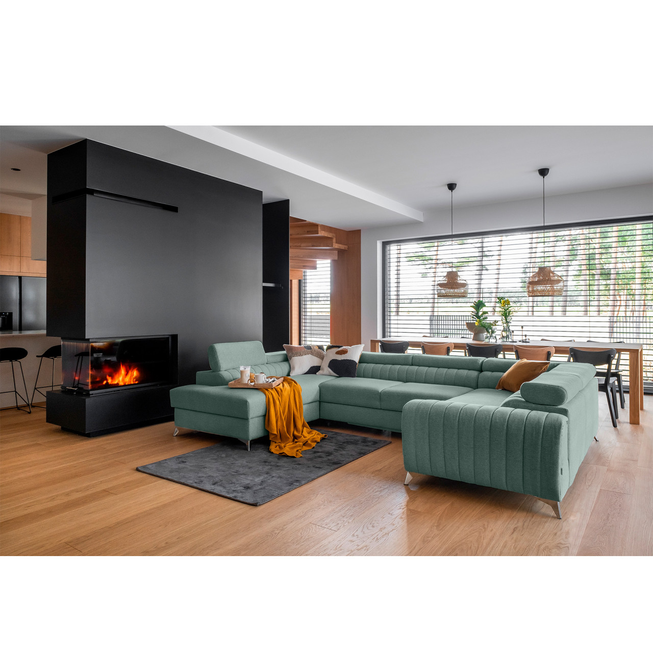 Coltar extensibil Louis pe stanga Poco 100 - 2 | YEO