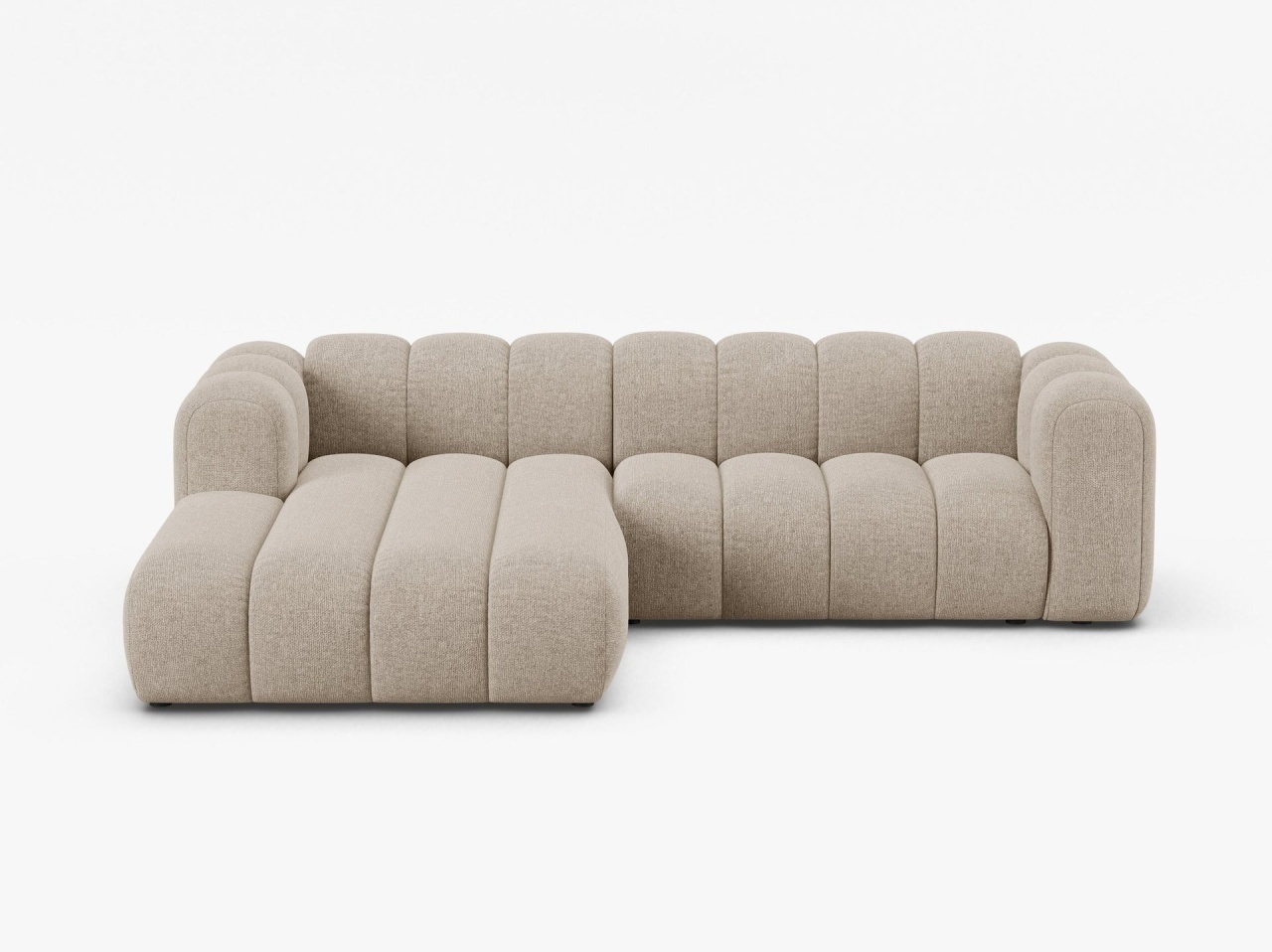 Coltar Lupine 4 locuri chenille Eden L260 cm